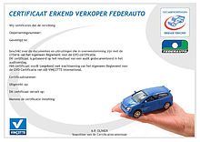 Certificaat afgeleverde door Vinçotte